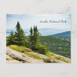 Cadillac Mountain in Acadia Nationalpark in Maine Postkarte