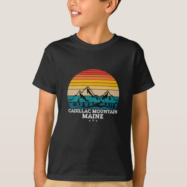CADILLAC MOUNTAIN MAINE T-Shirt (Vorderseite)
