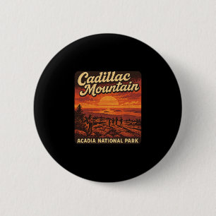 Cadillac Mountain Sonnenaufgang Maine Acadia Natio Button