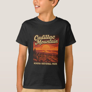 Cadillac Mountain Sonnenaufgang Maine Acadia Natio T-Shirt