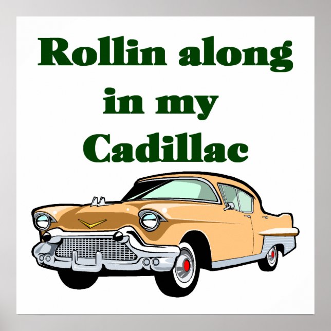 Cadillac Poster der 50er Jahre (Vorne)