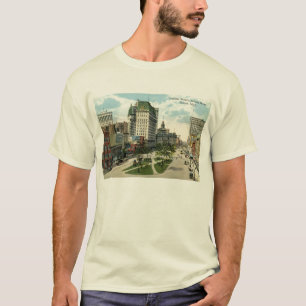 Cadillac-Quadrat, Detroit Michigan, 1915 Vintag T-Shirt