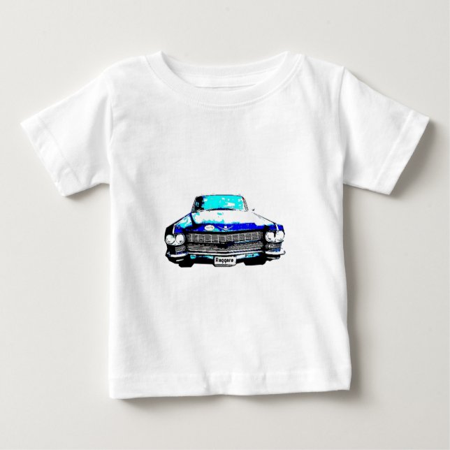 Cadillac raggare Auto Baby T-shirt (Vorderseite)