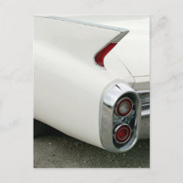 Cadillac Tail Fin and Taillights Postcard Postkarte