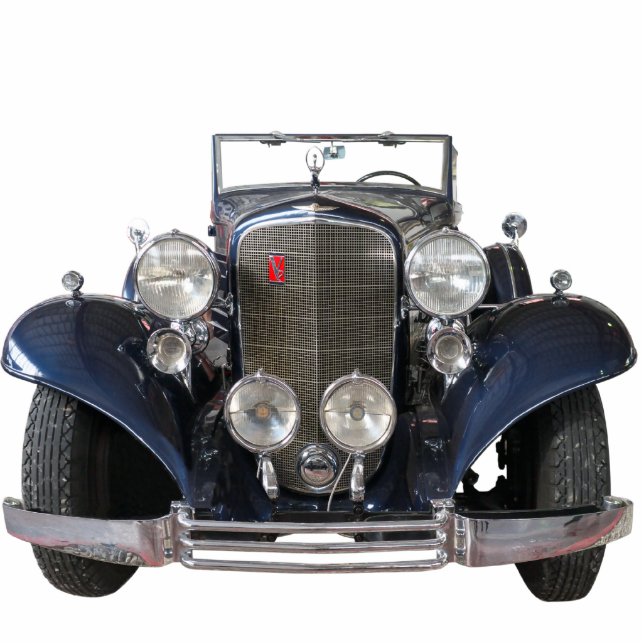 Cadillac V-12 Fleetwood Freistehende Fotoskulptur (Vorne)