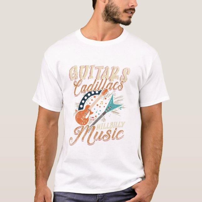 Cadillacs Hillbilly Music T-Shirt (Vorderseite)