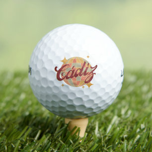 Cádiz Cadiz City Spain España Golfresort Retro Golfball