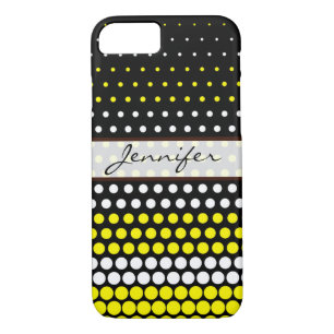 Cadmium Gelb und Weiß Polka Dot Case-Mate iPhone Hülle