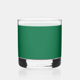Cadmium green (solid color) whiskyglas