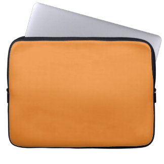 Cadmium orange (solid color) laptopschutzhülle