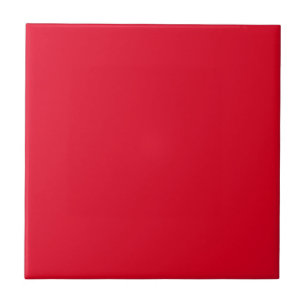Cadmium Red Solid Color Fliese