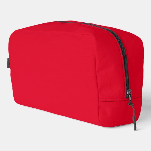 Cadmium Red Solid Color Waschbeutel (Rechte Ecke)