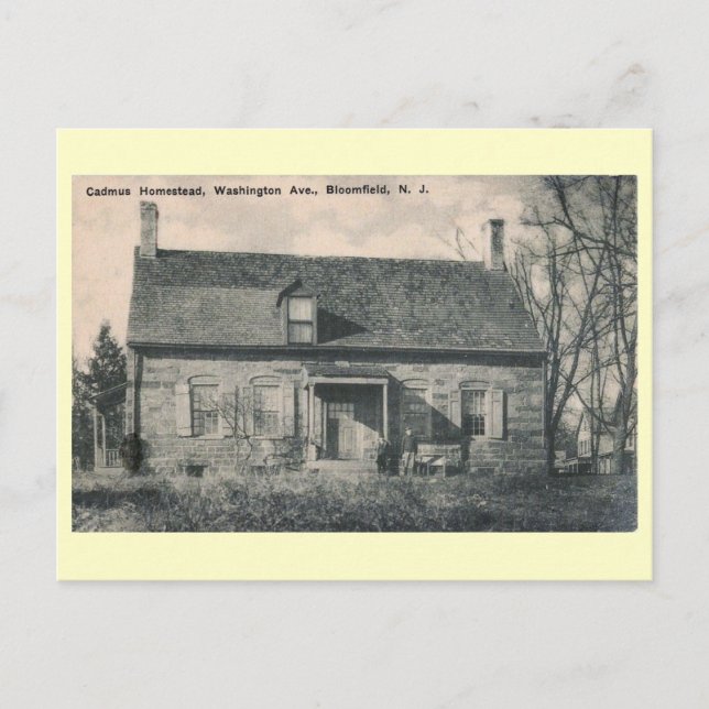 Cadmus House, Bloomfield, New Jersey Vintag Postkarte (Vorderseite)