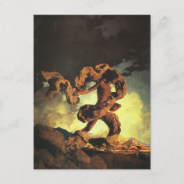 Cadmus sät die Zähne des Drachen, Maxfield Parrish Postkarte