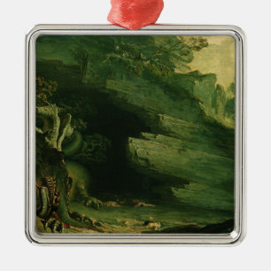 Cadmus und der Drache Ornament Aus Metall