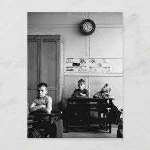 Cadran scolaire 1956 - Robert Doisneau Postkarte