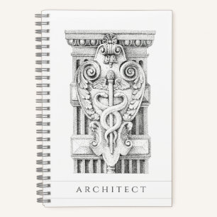 CADUCEUS 5.5x8.5 SpiralNotebook Notizbuch