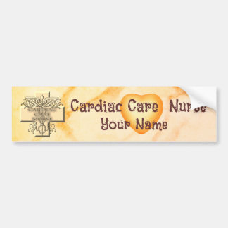 Caduceus Cardiac Care Nurse Autoaufkleber