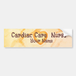 Caduceus Cardiac Care Nurse Autoaufkleber