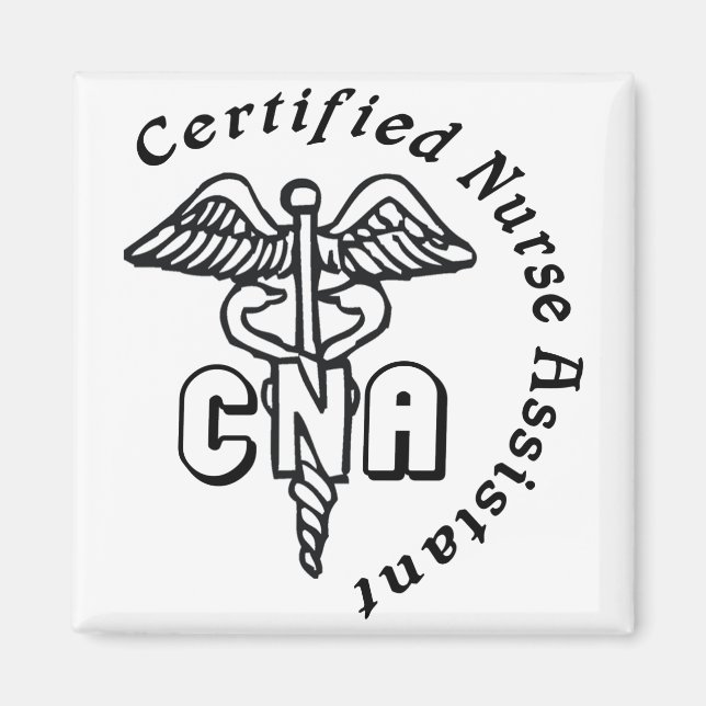CADUCEUS CNA-ZERTIFIZIERTER KRANKENHILFE MAGNET (Vorne)