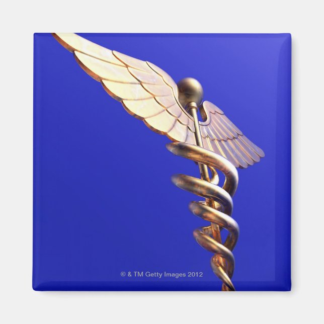 Caduceus, Computergrafik. Der Caduceus ist ein Magnet (Vorne)