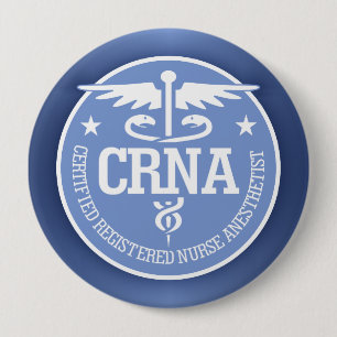 Caduceus CRNA Geschenkideen Button