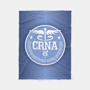 Caduceus CRNA Geschenkideen Fleecedecke