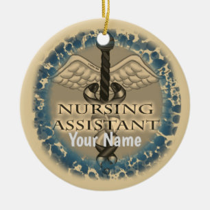 Caduceus Custom Nursing Assistant Ornament