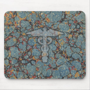 Caduceus das medizinische Symbol für einen Doktor Mousepad