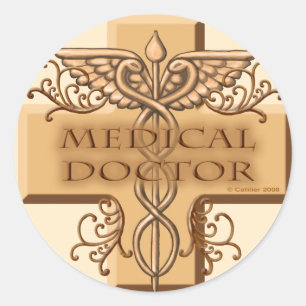 Caduceus Doctor Sticker