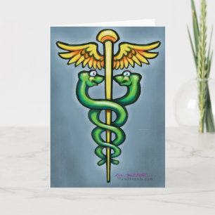 Caduceus Faltkarte Karte