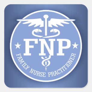 Caduceus FNP2-Geschenke Quadratischer Aufkleber