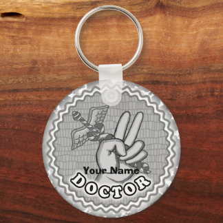 Caduceus Friedensarzt Schlüsselanhänger