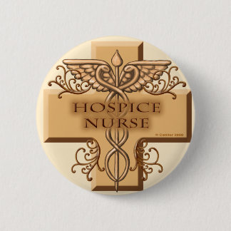 Caduceus Hospice Nurse Button
