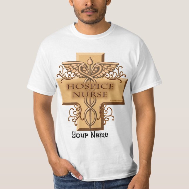 Caduceus Hospice Nurse T-Shirt (Vorderseite)