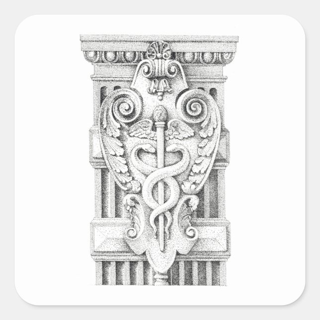 CADUCEUS Kleine Aufkleber (Vorderseite)