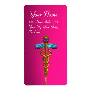CADUCEUS, lebhafte Goldamethyst violett-rosa Fuchs
