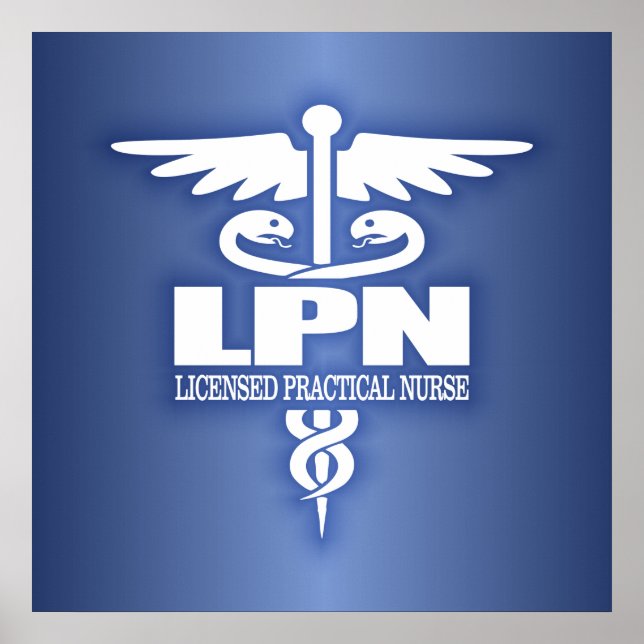 Caduceus LPN Geschenkideen Poster (Vorne)