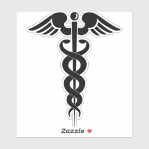 caduceus-medical-symbol-medical-logo aufkleber