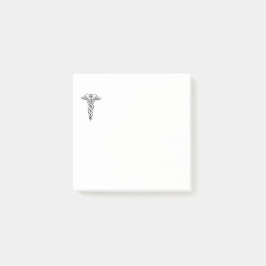 Caduceus Medical Symbol Post-it Klebezettel