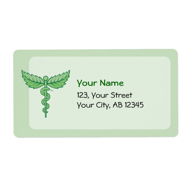 Caduceus mit Blätter (Vorne)