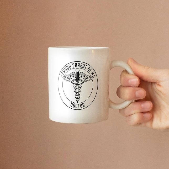 Caduceus Mitarbeiter von Hermes stolz Eltern eines Kaffeetasse (Von Creator hochgeladen)