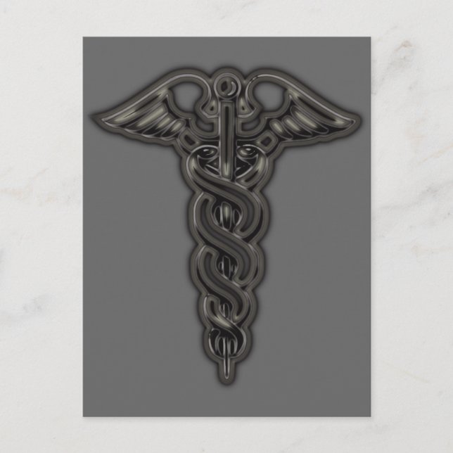 Caduceus Postkarte (Vorderseite)