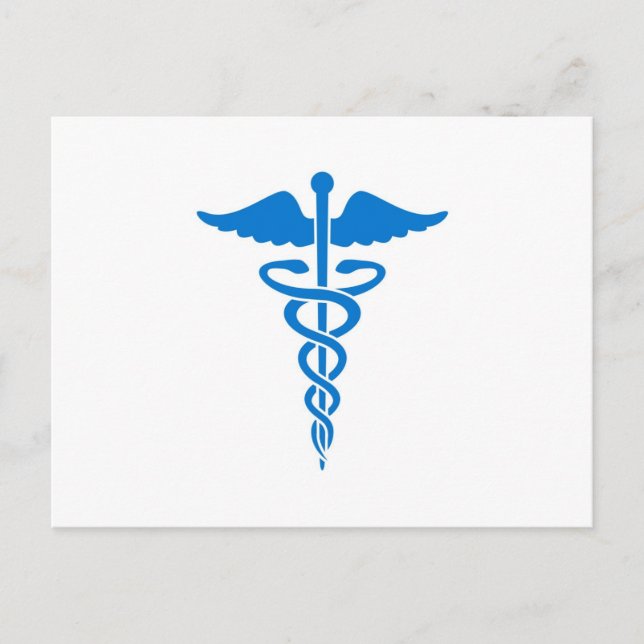 Caduceus Postkarte (Vorderseite)