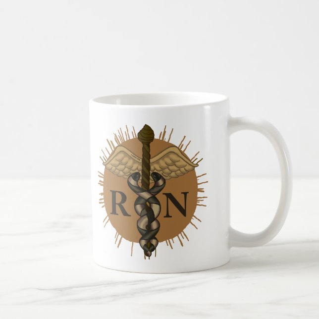 caduceus R.N. Nurse Tasse (Rechts)