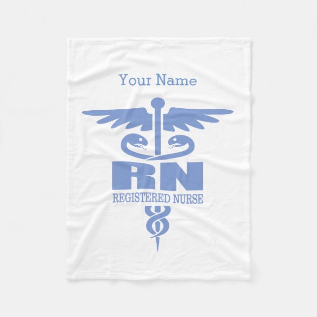 Caduceus RN Geschenkideen Fleecedecke (Vorderseite)