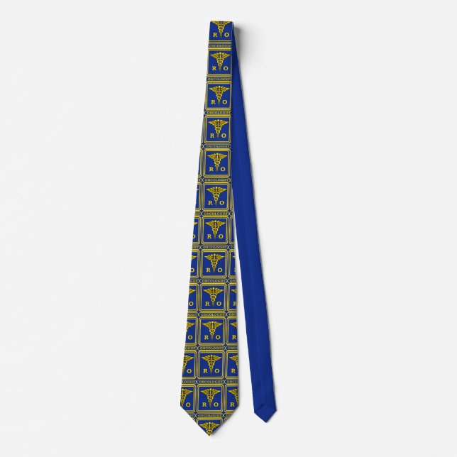 Caduceus Shield Necktie, Onkologe Krawatte (Vorderseite)