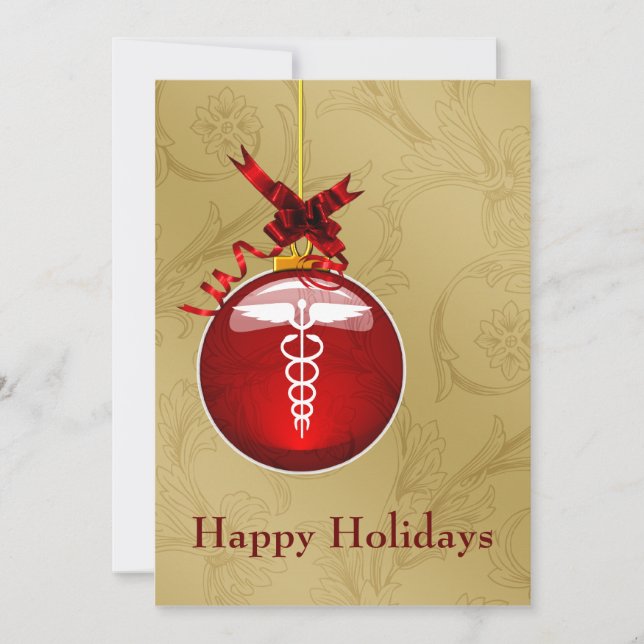 Caduceus signiert Holiday Cards Feiertagskarte (Vorderseite)