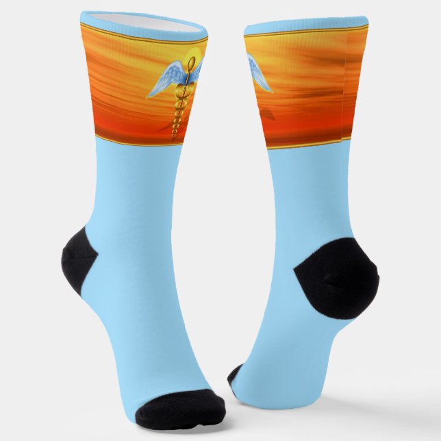 Caduceus Socken (Gewinkelt)