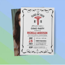 Caduceus Symbol Medical School Foto Abschluss